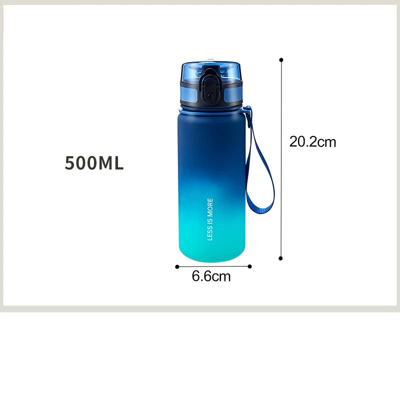 Gradient Colour Leak-proof Plastic Water Bottle - Homevalley.co.uk