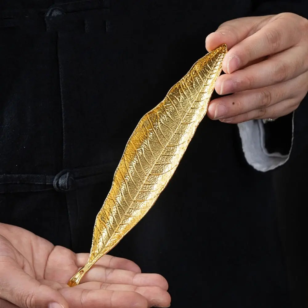 Handmade Zinc Alloy Antique Incense Holder Leaf Design - Homevalley.co.uk