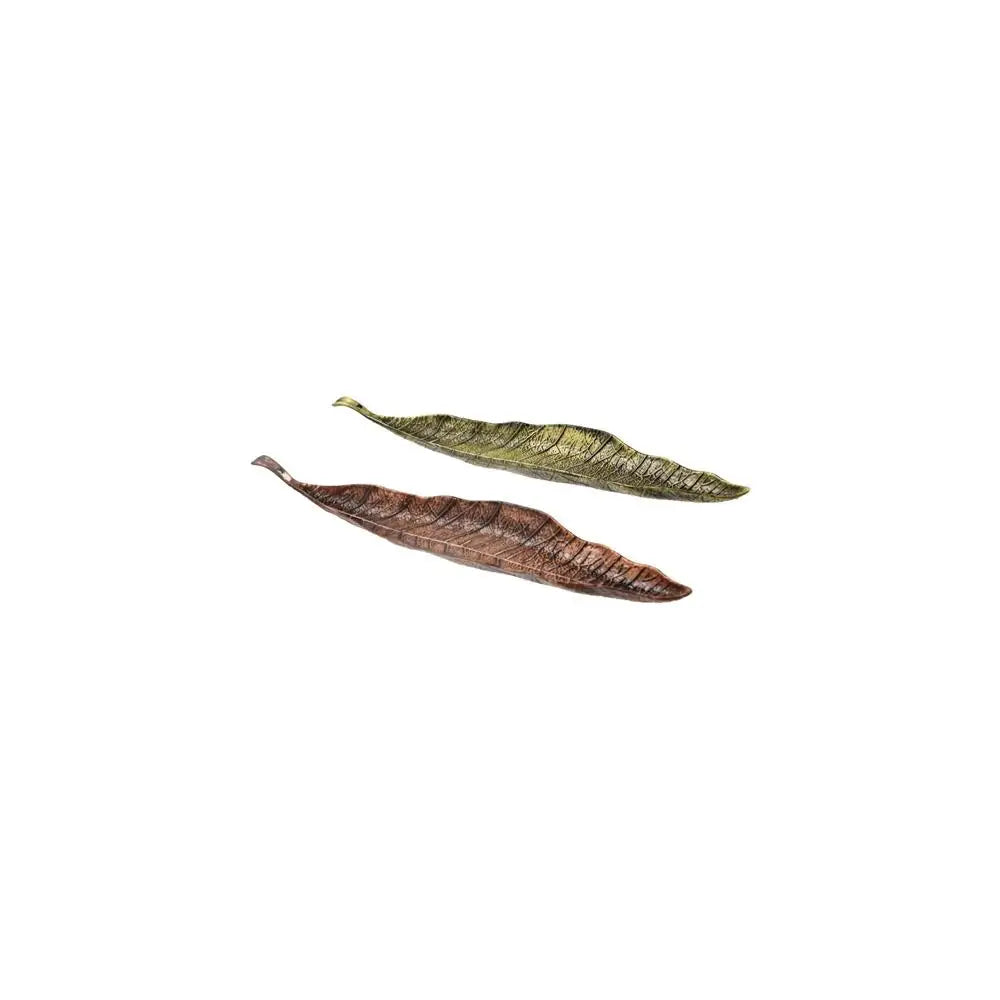Handmade Zinc Alloy Antique Incense Holder Leaf Design - Homevalley.co.uk
