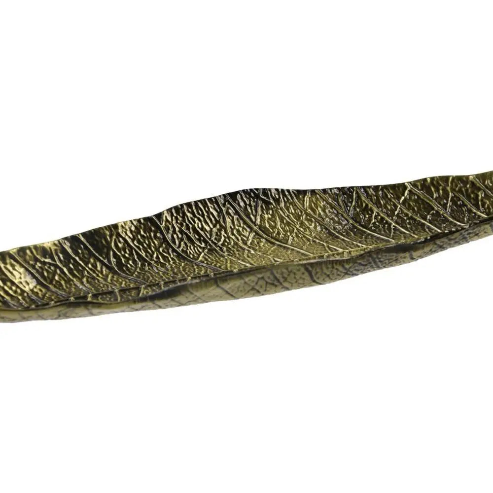 Handmade Zinc Alloy Antique Incense Holder Leaf Design - Homevalley.co.uk