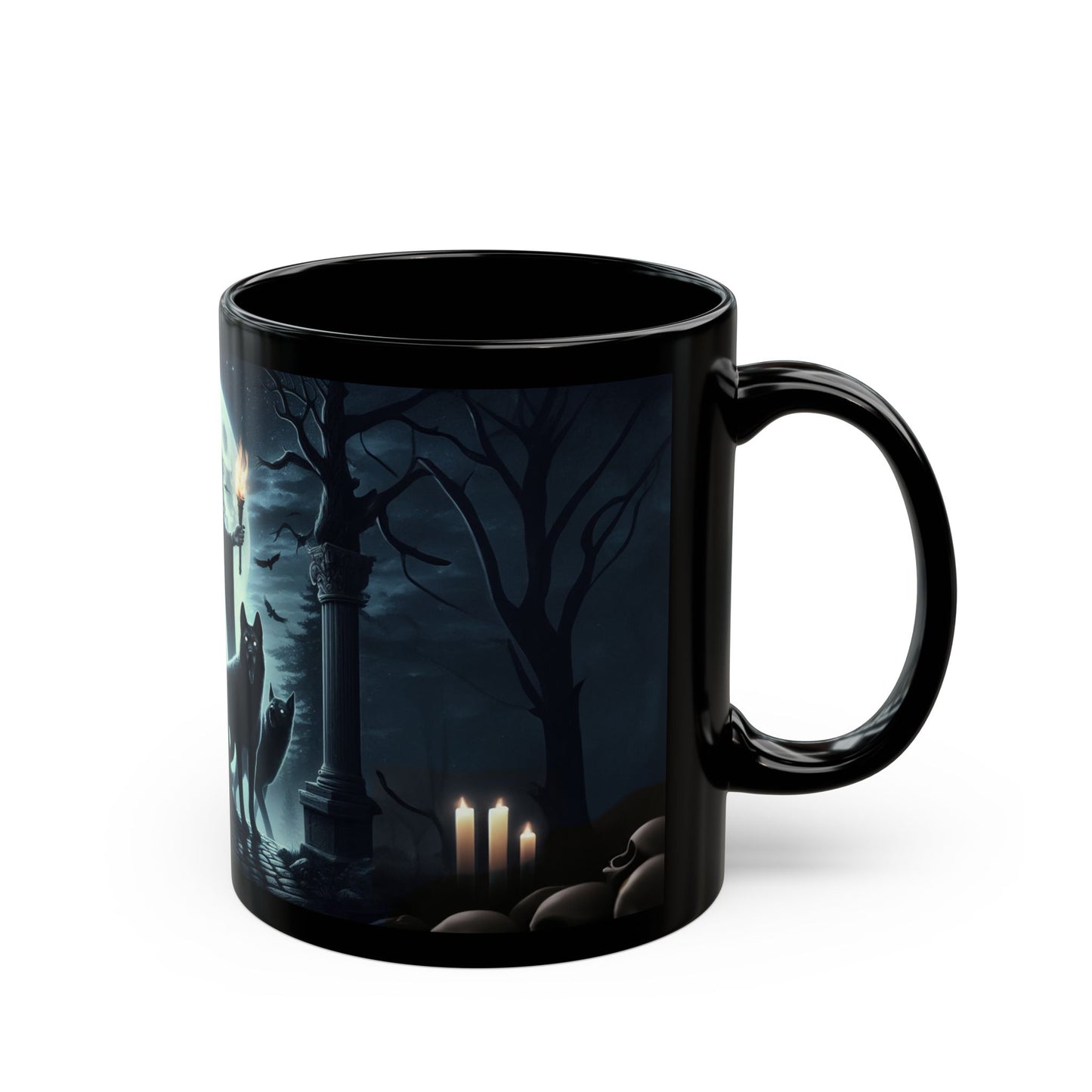 Hecate The Goddess of Crossroads, Magick, Witchcraft, Occult, Black Mug (11oz, 15oz) - Homevalley.co.uk