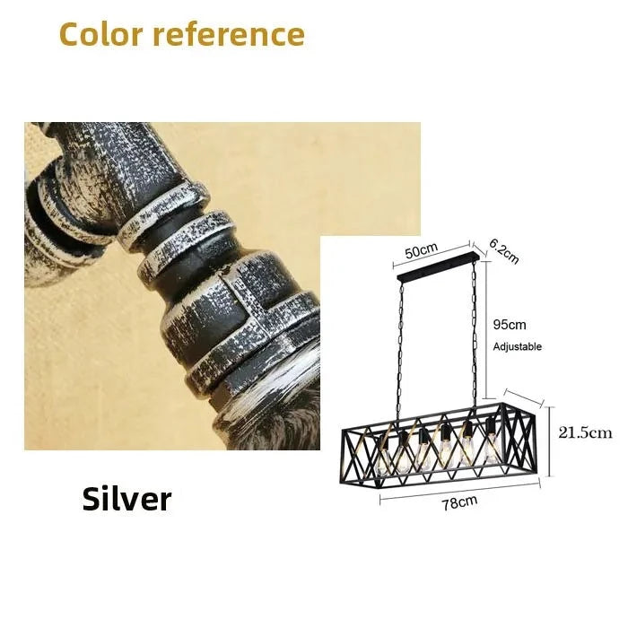 Industrial Chandelier Retro Ceiling Lamp - Homevalley.co.uk