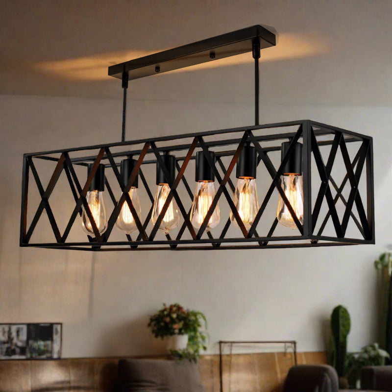 Industrial Chandelier Retro Ceiling Lamp - Homevalley.co.uk