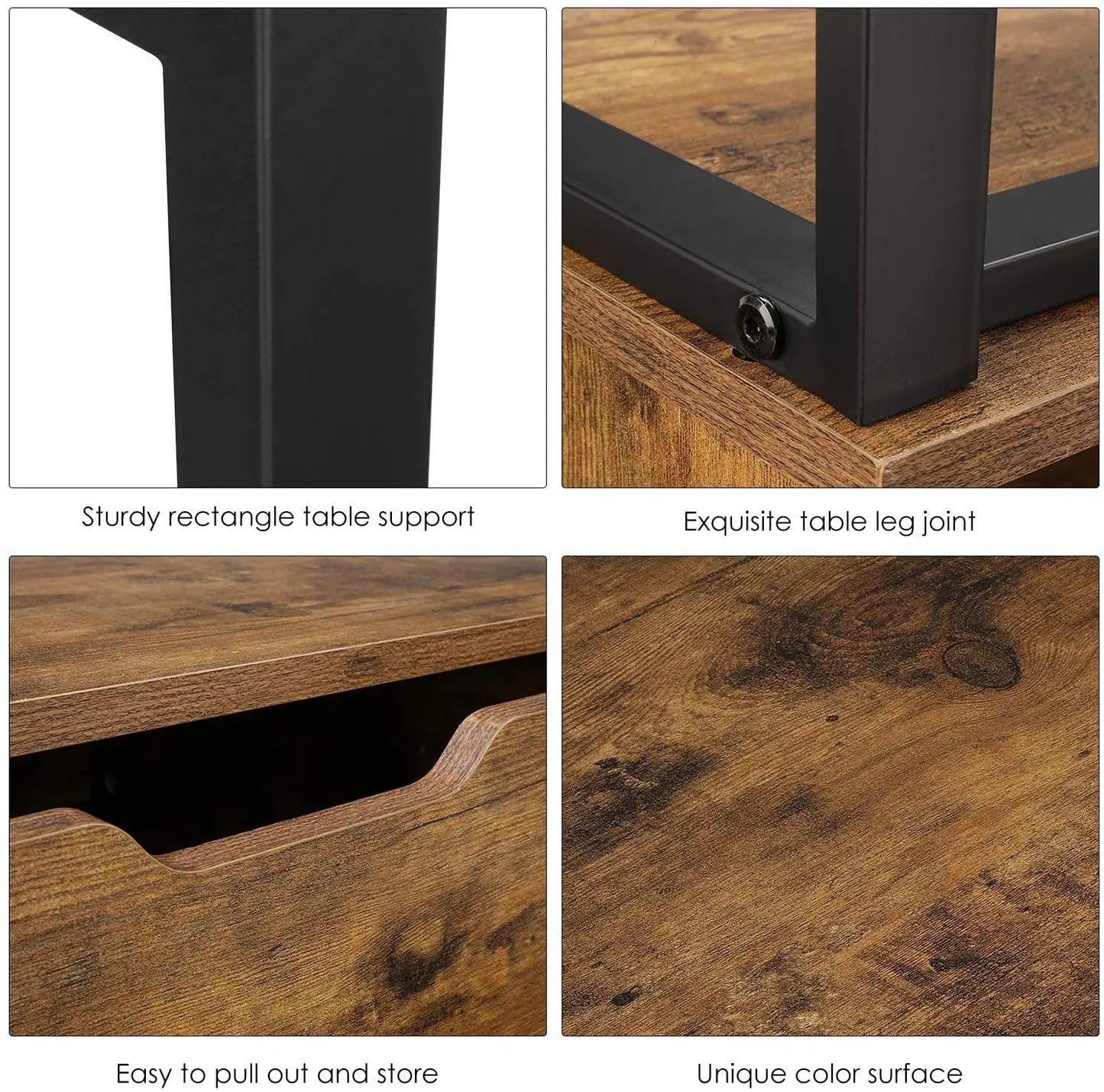 Industrial Rustic Coffee Table - Homevalley.co.uk
