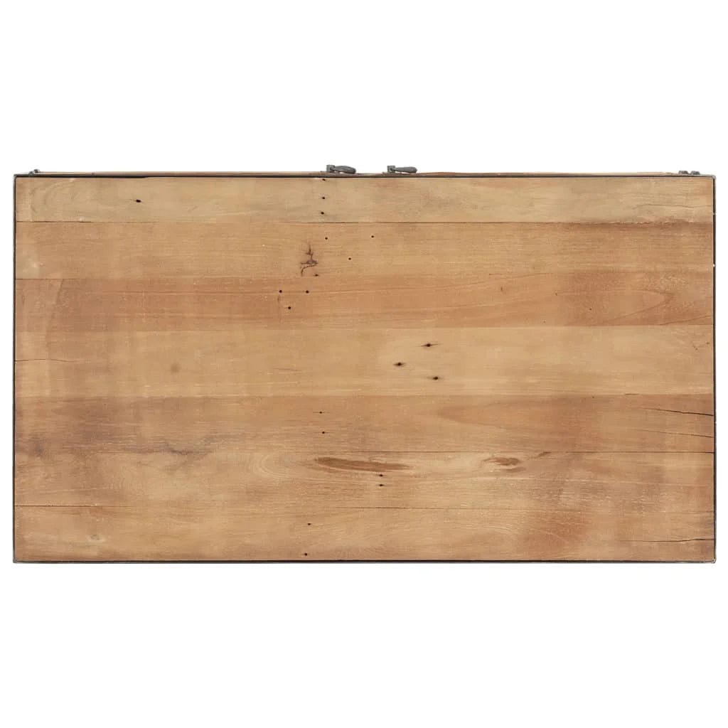 Industrial style Solid Recycled Wood Coffee Table 90x50x39 cm - Homevalley.co.uk