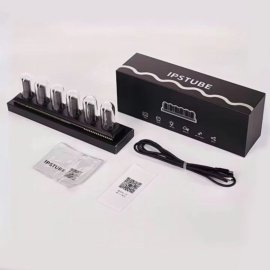 IPSTube RGB DIYGlow LED Tube Digital Watch, Nightlights And Electronic Album - Homevalley.co.uk