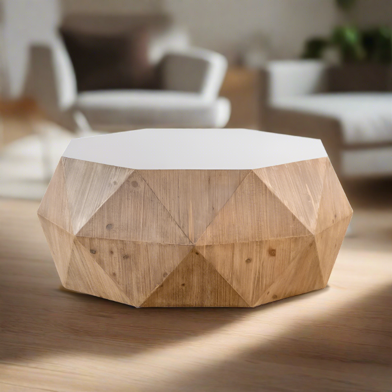 Japanese Style Solid Wood Coffee Table - Homevalley.co.uk