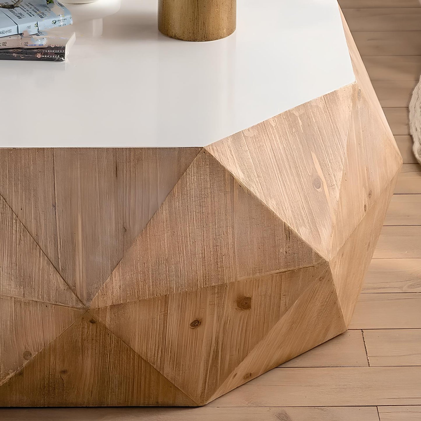 Japanese Style Solid Wood Coffee Table - Homevalley.co.uk