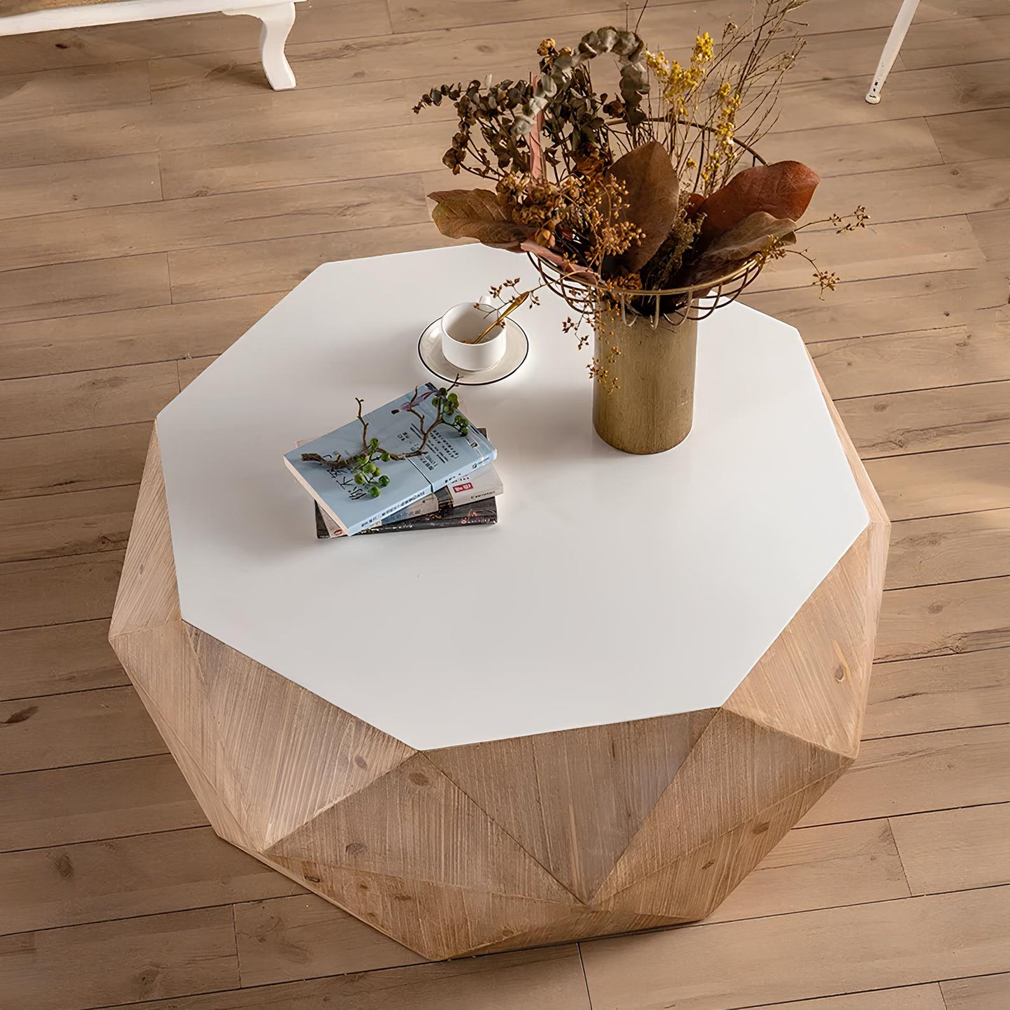 Japanese Style Solid Wood Coffee Table - Homevalley.co.uk