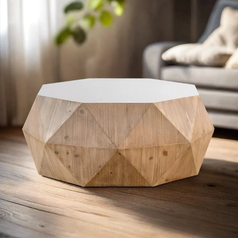 Japanese Style Solid Wood Coffee Table - Homevalley.co.uk
