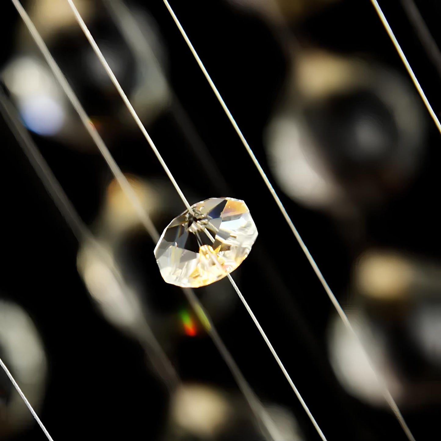 Large Crystal Balls Staircase Chandelier - Homevalley.co.uk