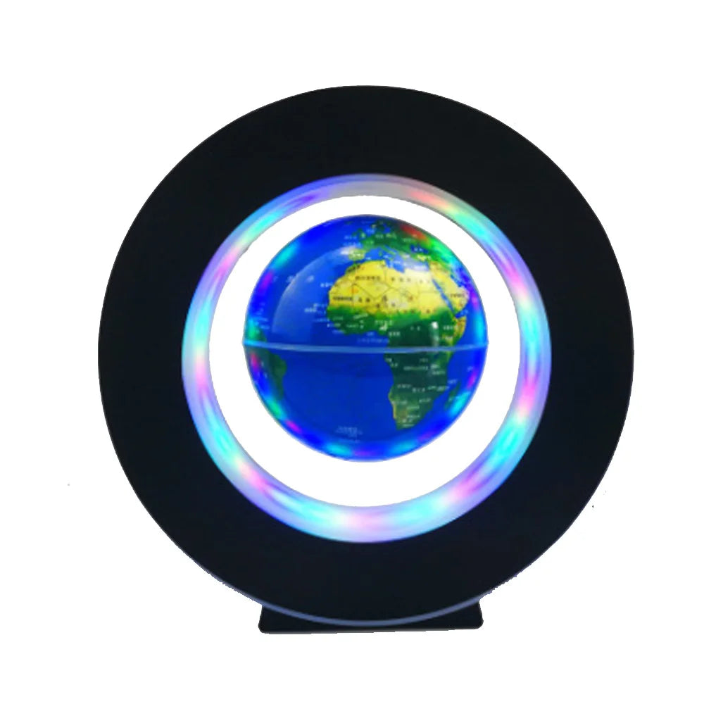 LED Levitating Floating Rotating Levitating Magnetic Globe 17.5x17.5x4.5cm - Homevalley.co.uk