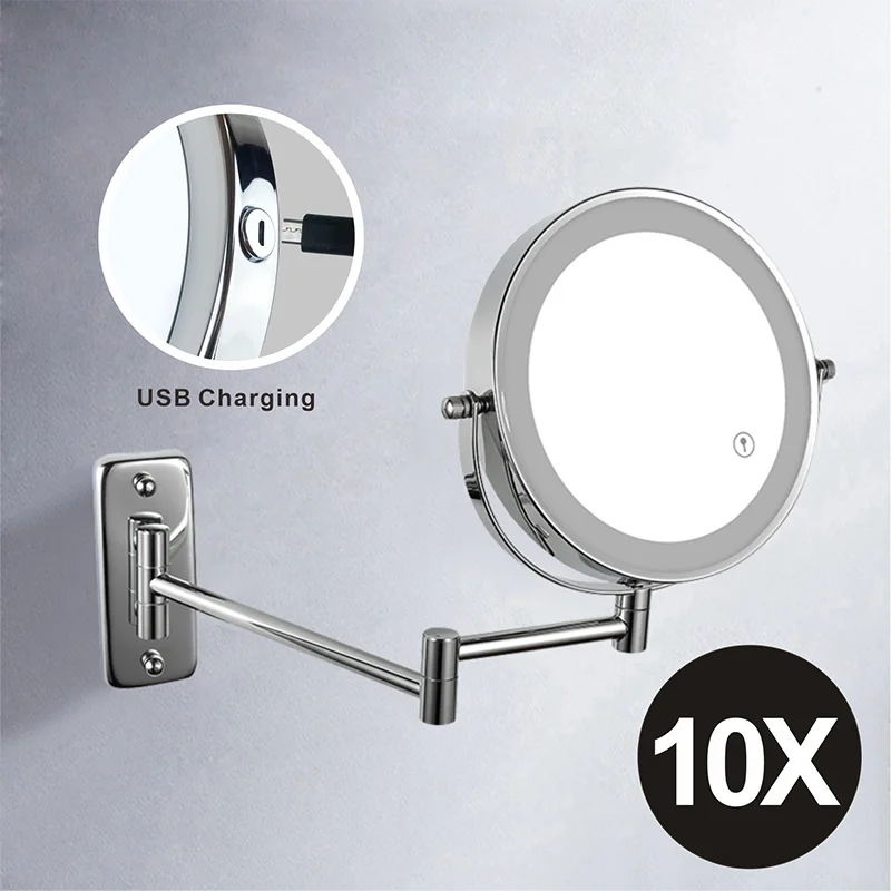 LED Smart Magnifying Bathroom Mirror - Homevalley.co.uk