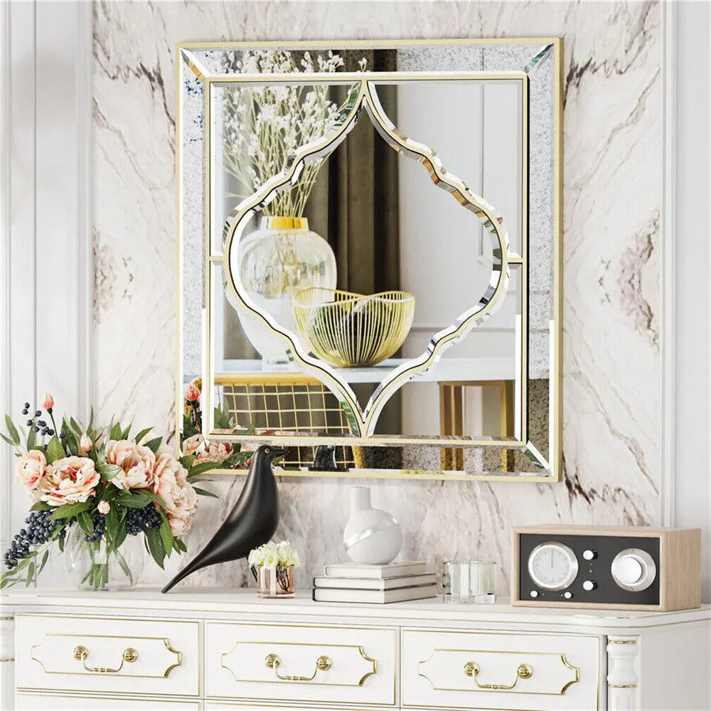 LUVODI Accented Wall Mounted Mirror - Homevalley.co.uk