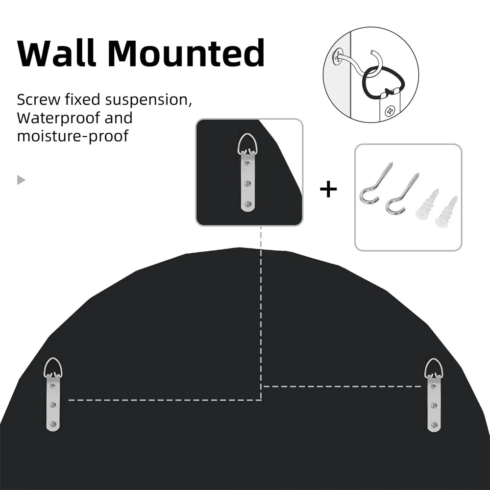 LUVODI Modern Wall Mirror Decorative with Sunburst Design - Homevalley.co.uk