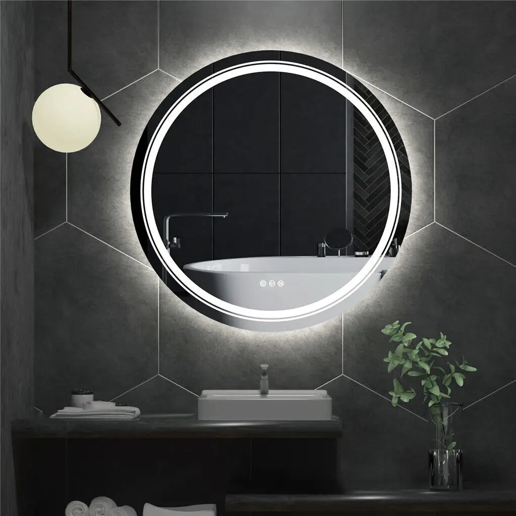 LUVODI Waterproof Dimmable LED Defog Bathroom Mirror - Homevalley.co.uk