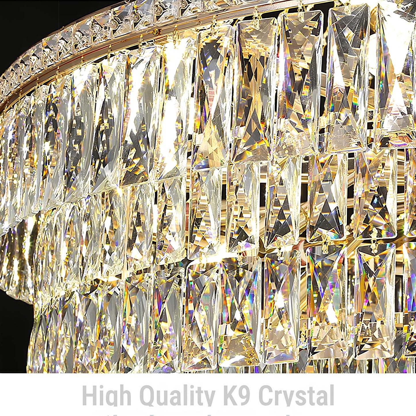 Luxurious Crystal Staircase Chandelier - Homevalley.co.uk