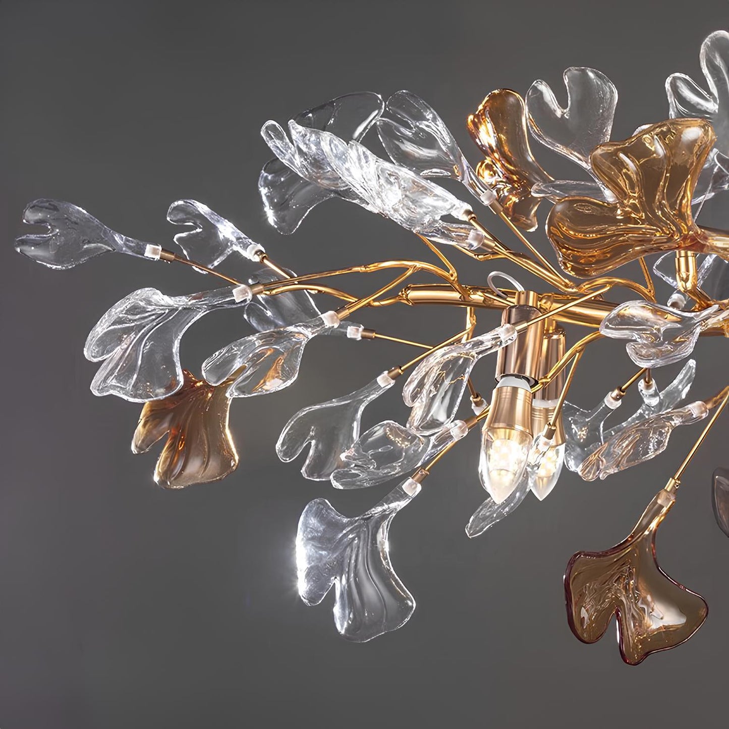 Luxury Crystal Leaf Chandelier - Homevalley.co.uk
