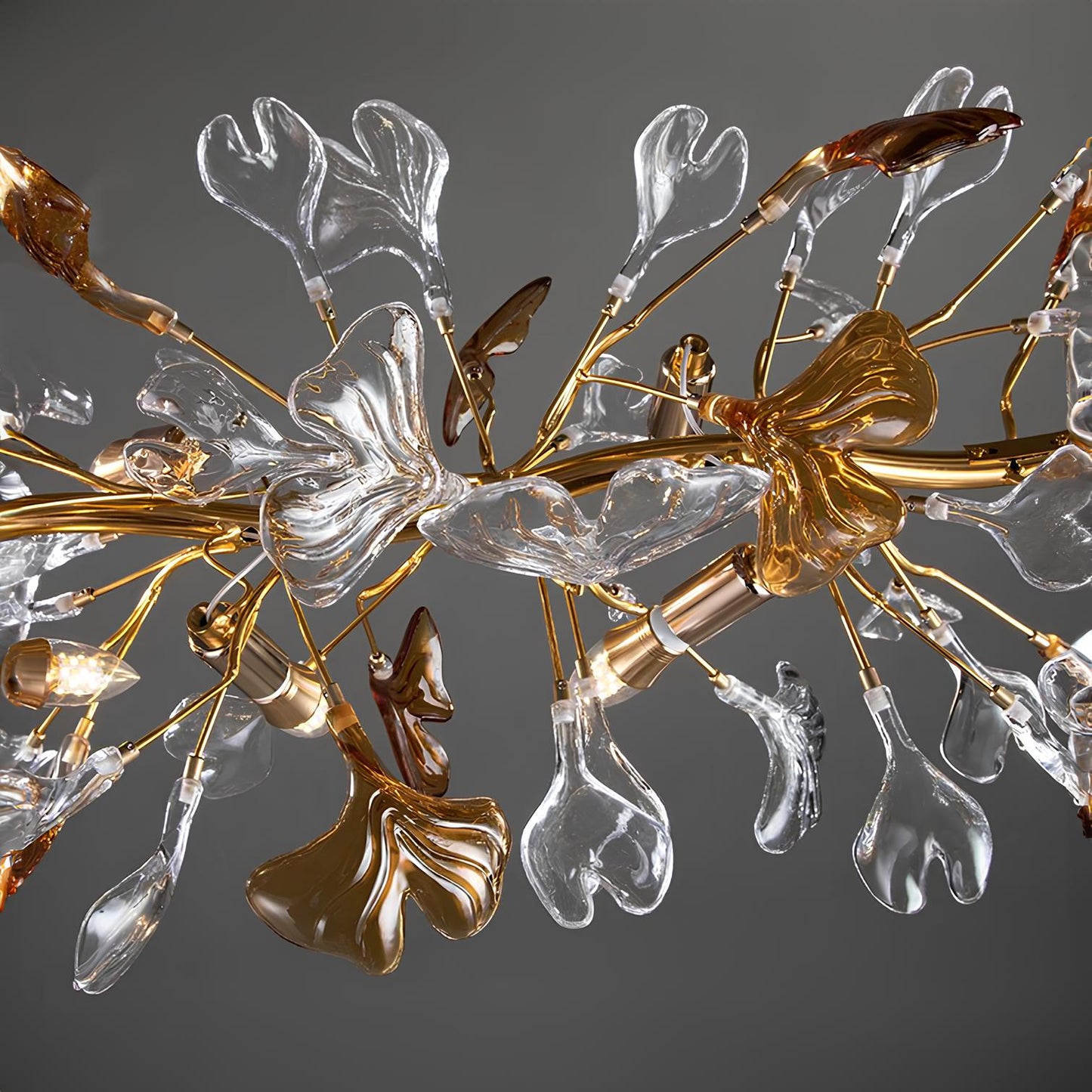 Luxury Crystal Leaf Chandelier - Homevalley.co.uk