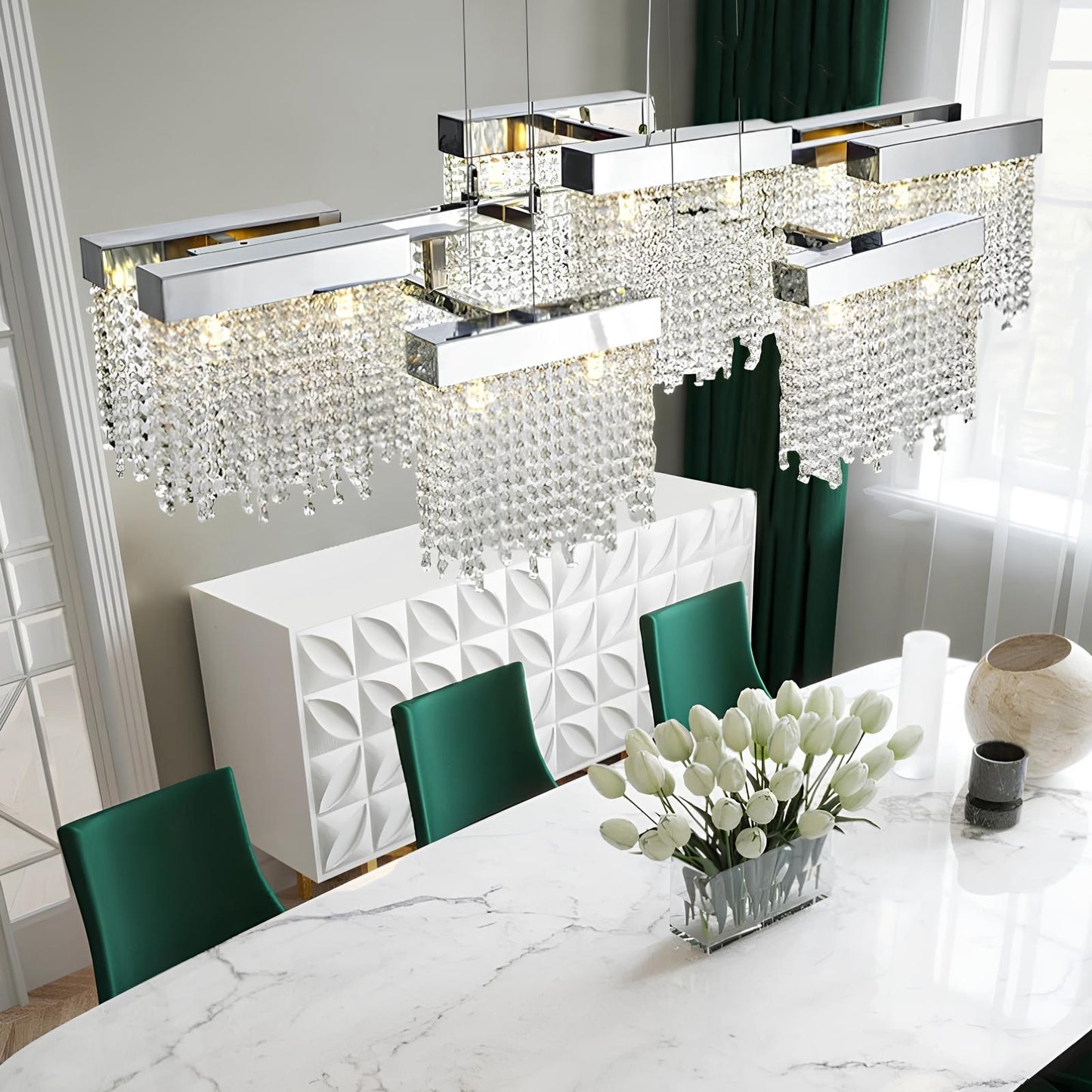 Luxury Island Crystal Chandelier - Homevalley.co.uk