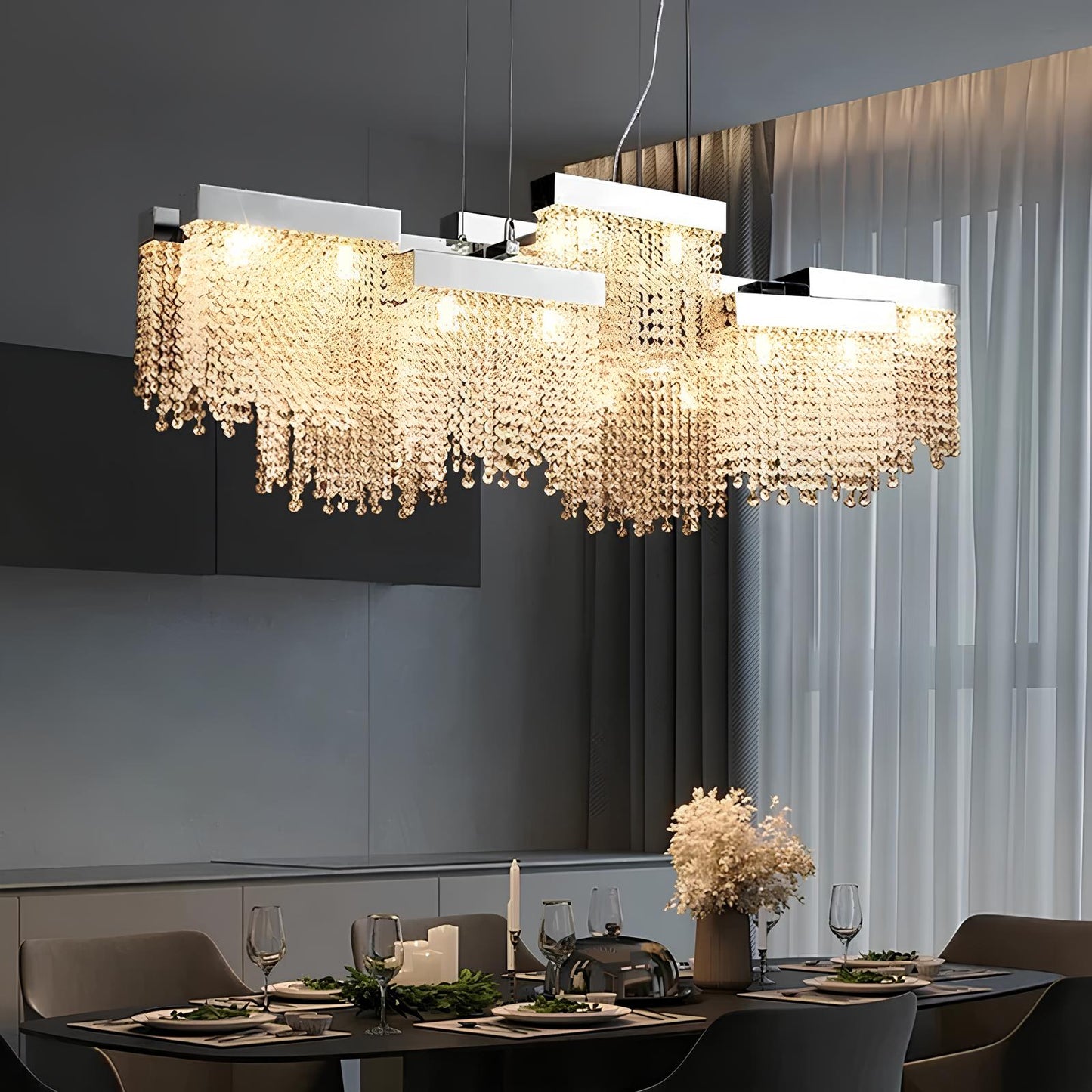 Luxury Island Crystal Chandelier - Homevalley.co.uk