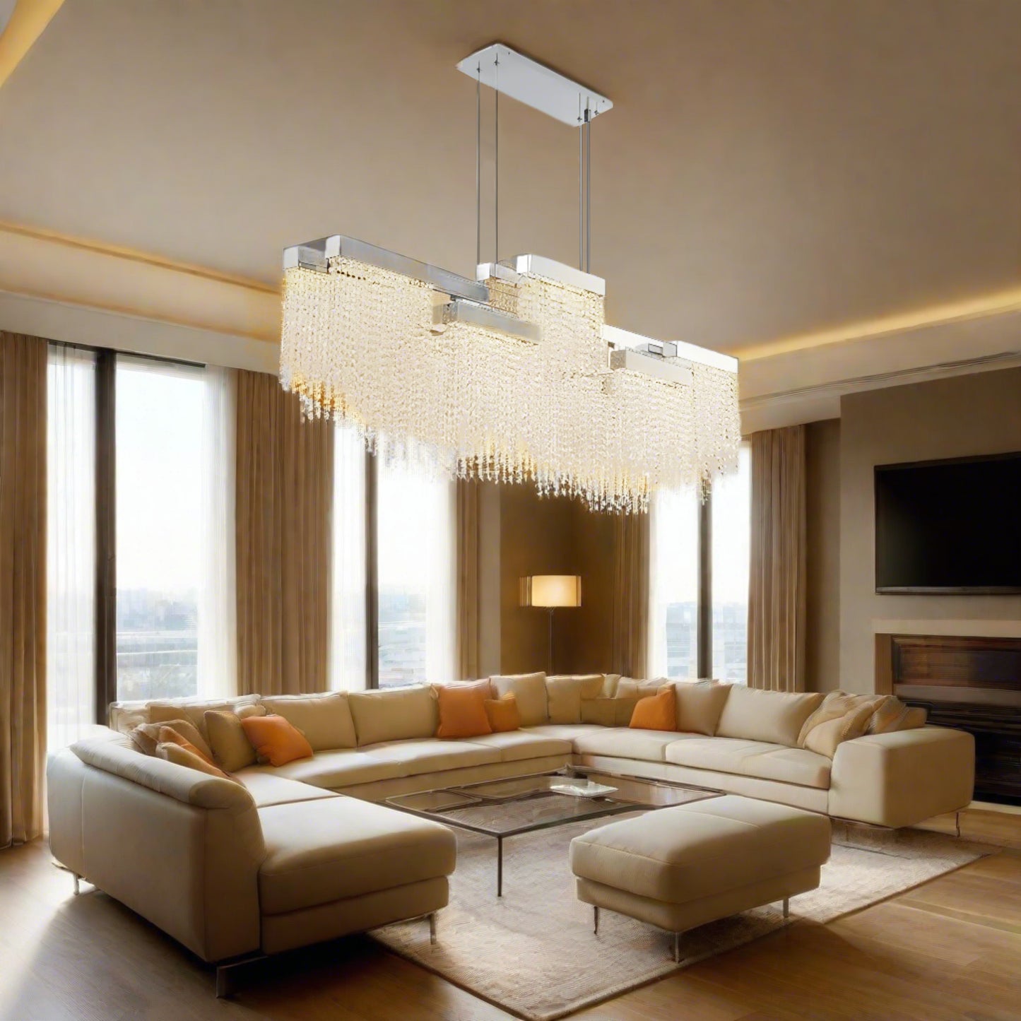 Luxury Island Crystal Chandelier - Homevalley.co.uk