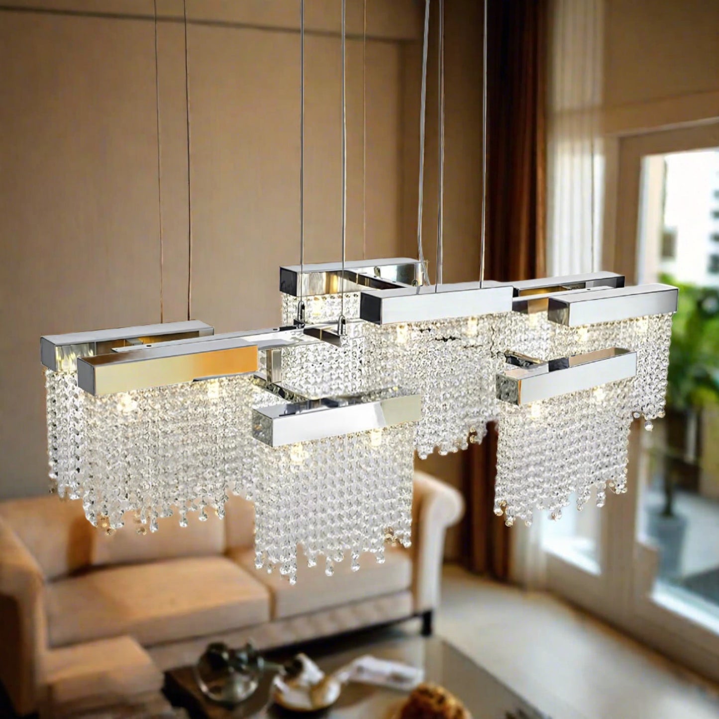 Luxury Island Crystal Chandelier - Homevalley.co.uk