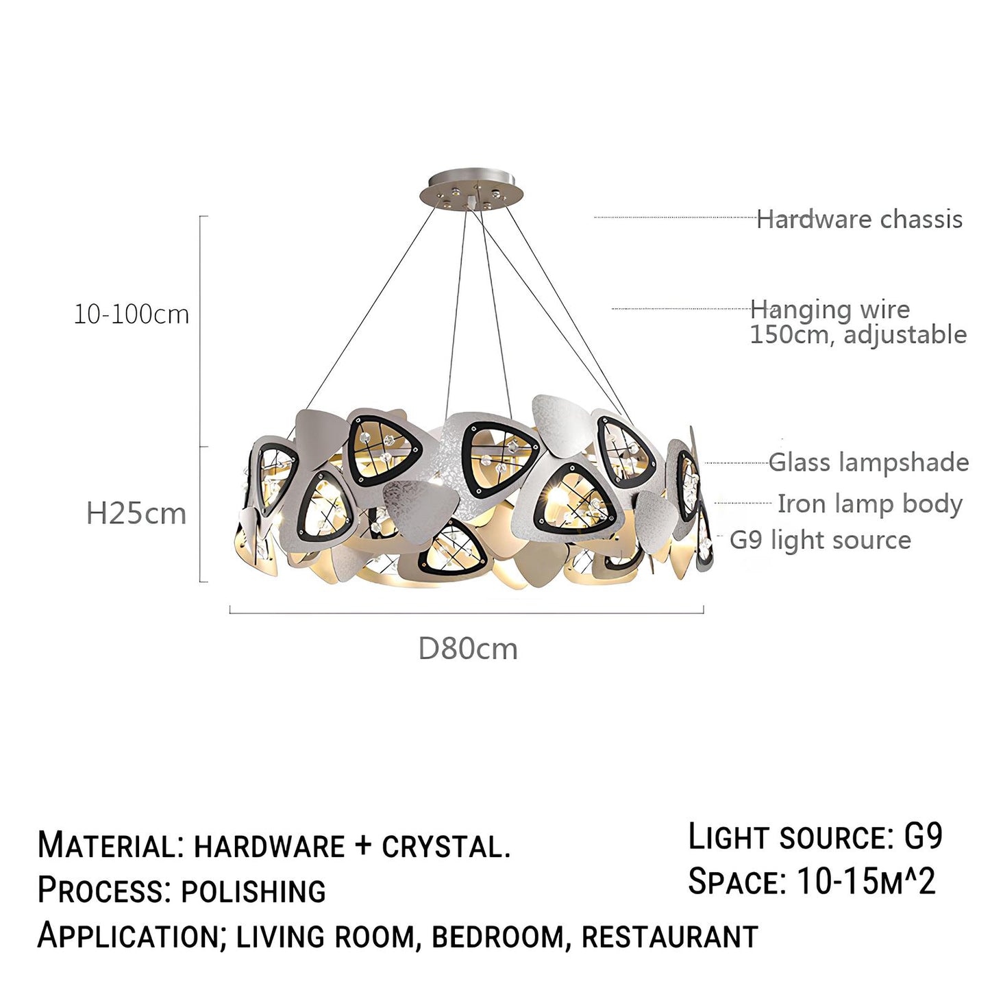 Luxury LED Chandelier - Homevalley.co.uk