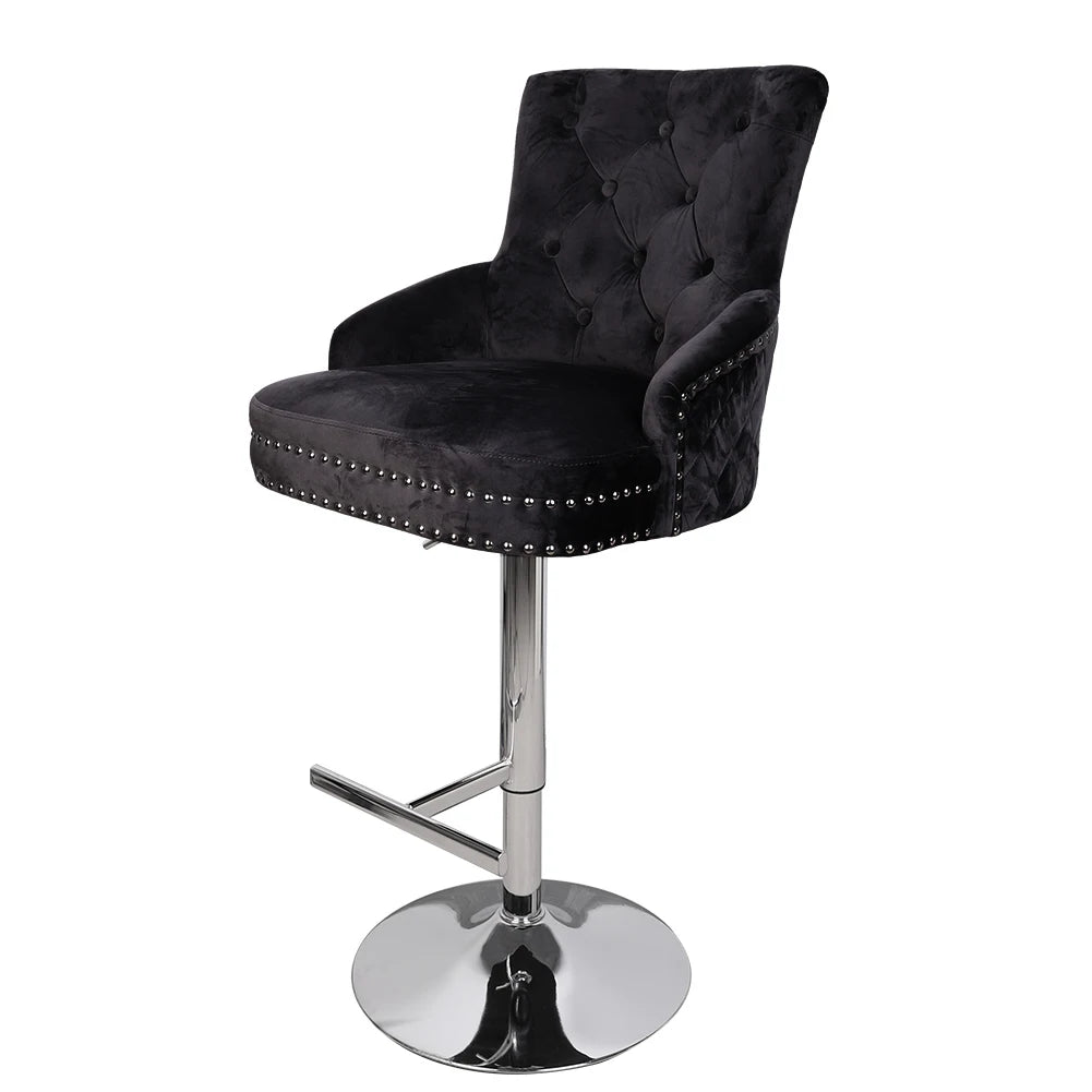 Luxury Velvet Swivel Arm Chair - Homevalley.co.uk
