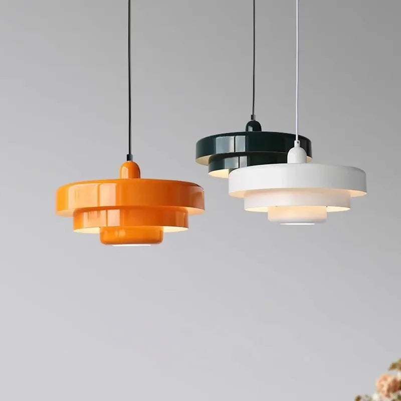 Macaron Carbon Steel Aluminum Nordic LED Pendant Light - Homevalley.co.uk