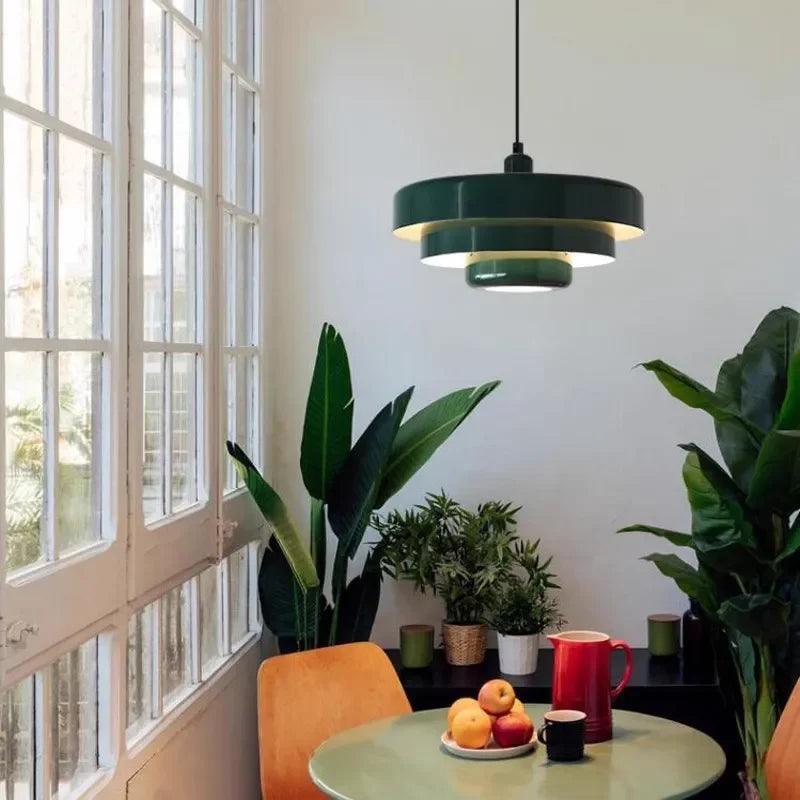 Macaron Carbon Steel Aluminum Nordic LED Pendant Light - Homevalley.co.uk