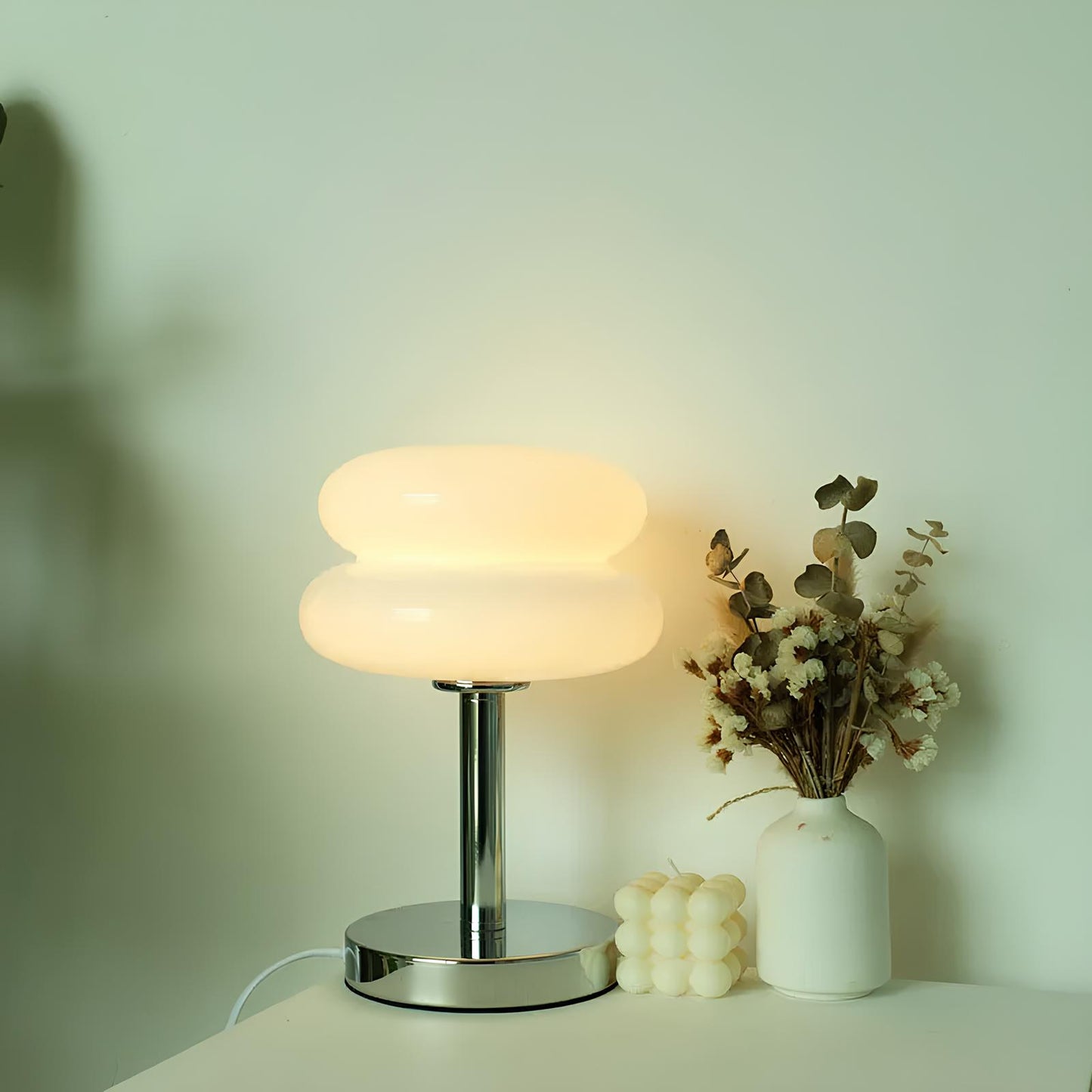 Macaron Glass Donut Table Lamp - Homevalley.co.uk