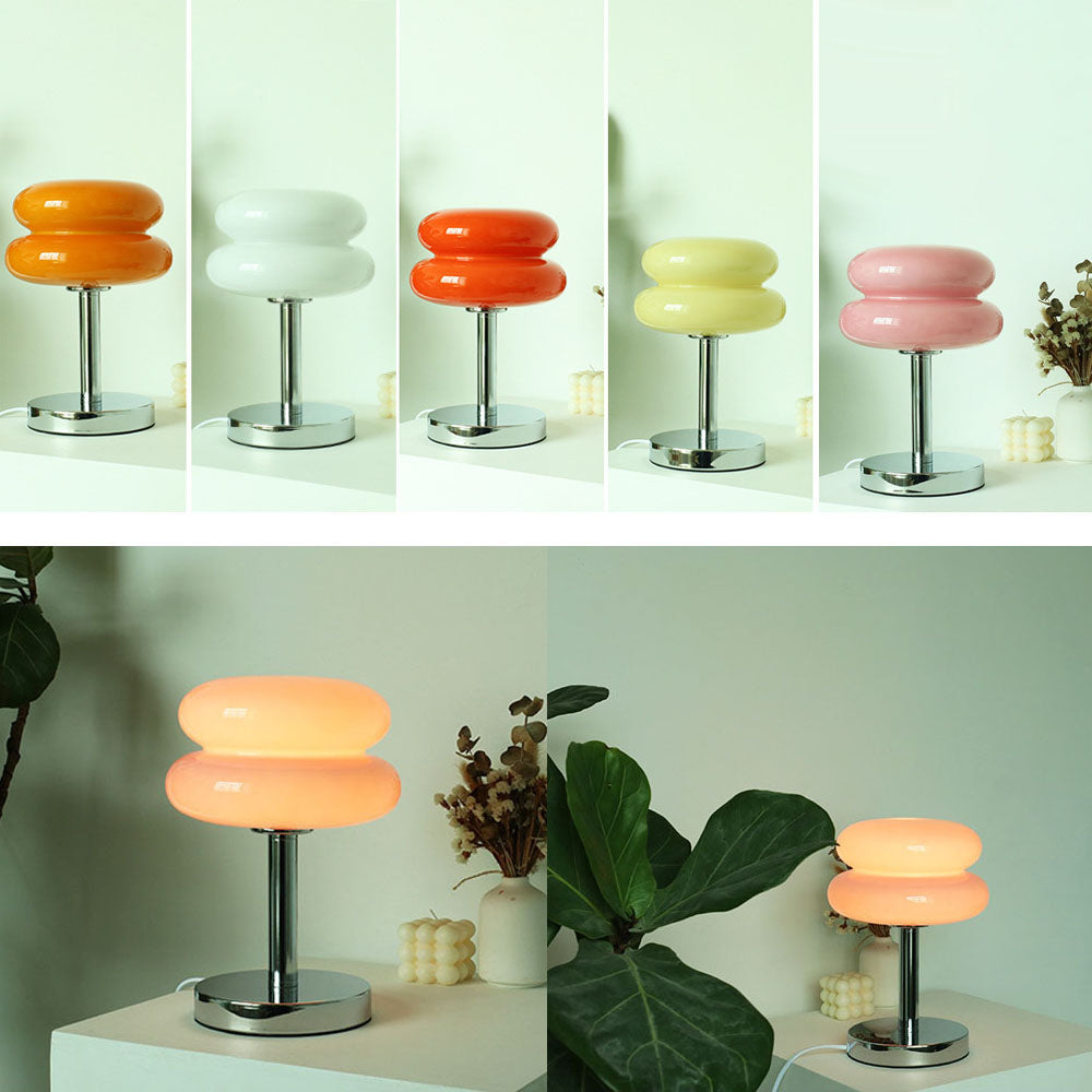 Macaron Glass Donut Table Lamp - Homevalley.co.uk
