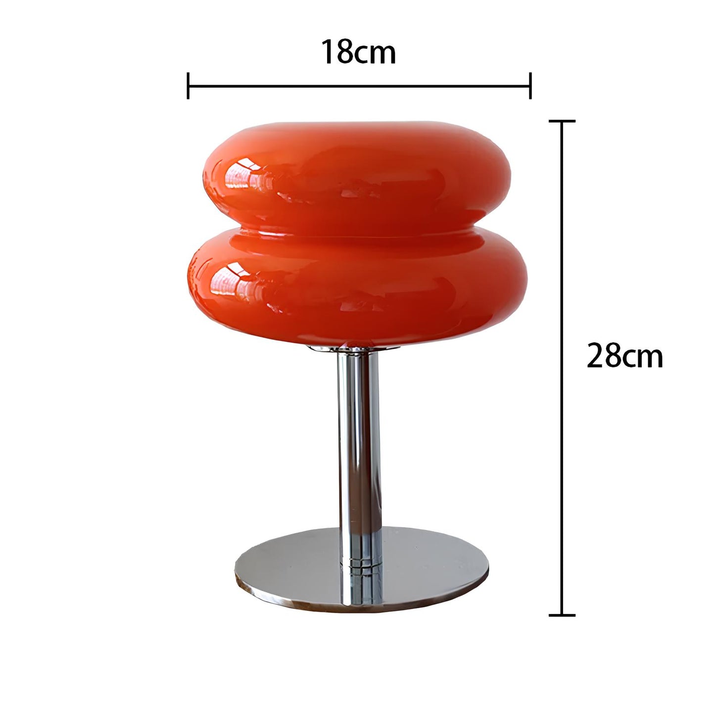 Macaron Glass Donut Table Lamp - Homevalley.co.uk