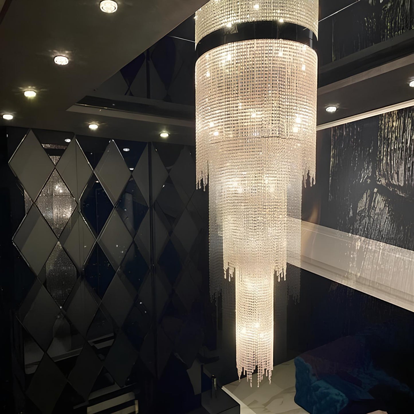 Magnificent Staircase Crystal Chandelier - Homevalley.co.uk