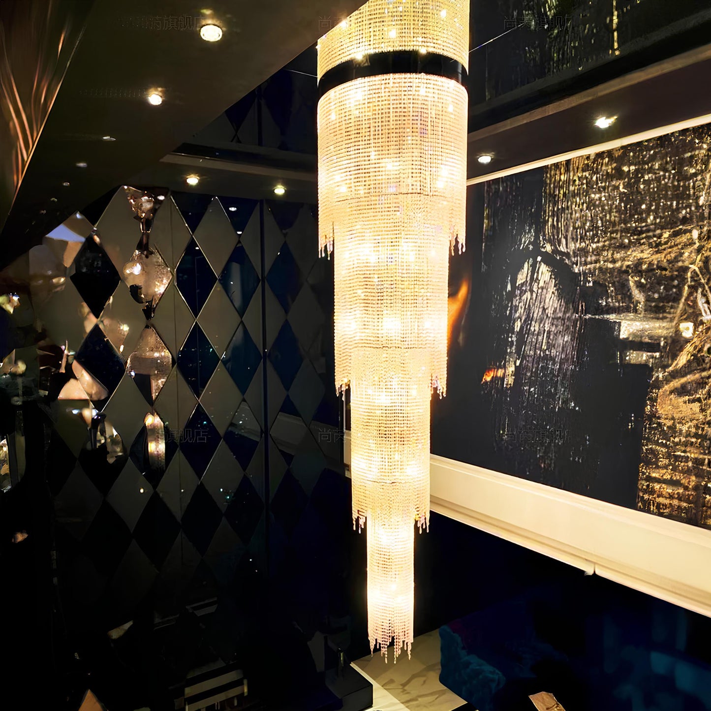 Magnificent Staircase Crystal Chandelier - Homevalley.co.uk