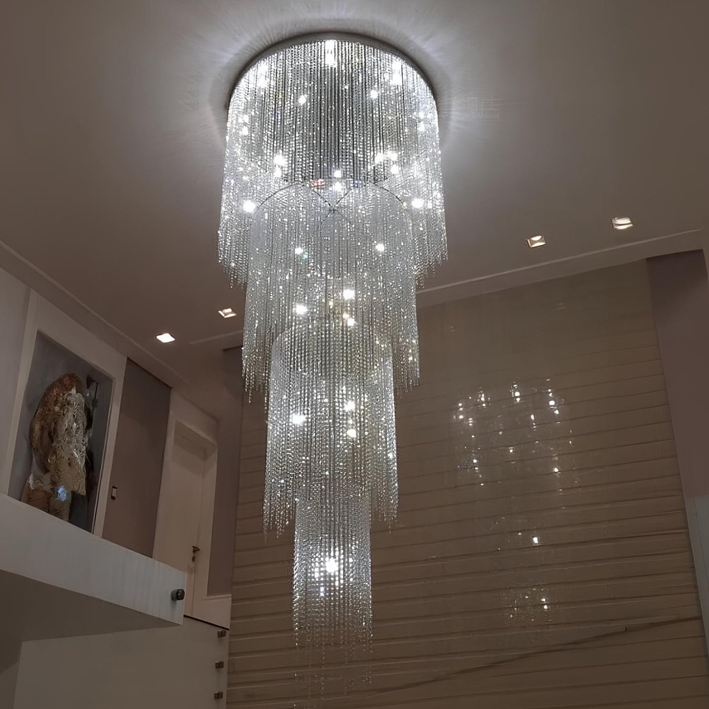 Magnificent Staircase Crystal Chandelier - Homevalley.co.uk