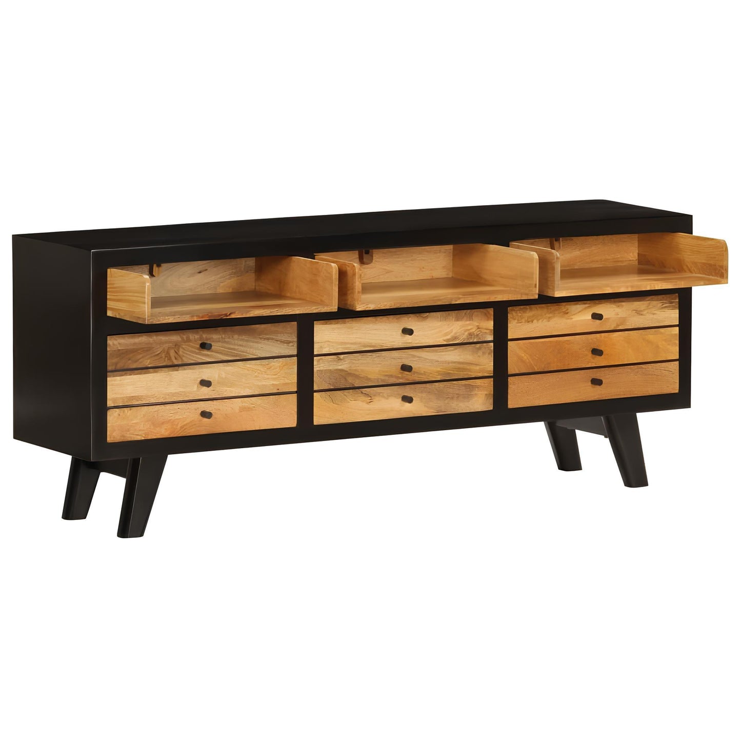 Mango Wood TV Cabinet Stand - Homevalley.co.uk