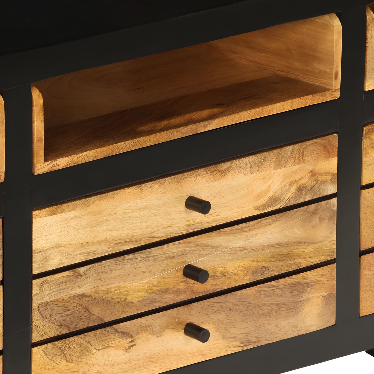 Mango Wood TV Cabinet Stand - Homevalley.co.uk