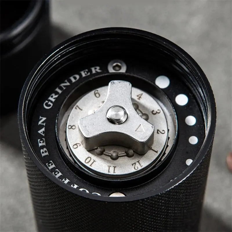 Manual Stainless Steel Professional Double Bearing Coffee Grinder - Homevalley.co.uk