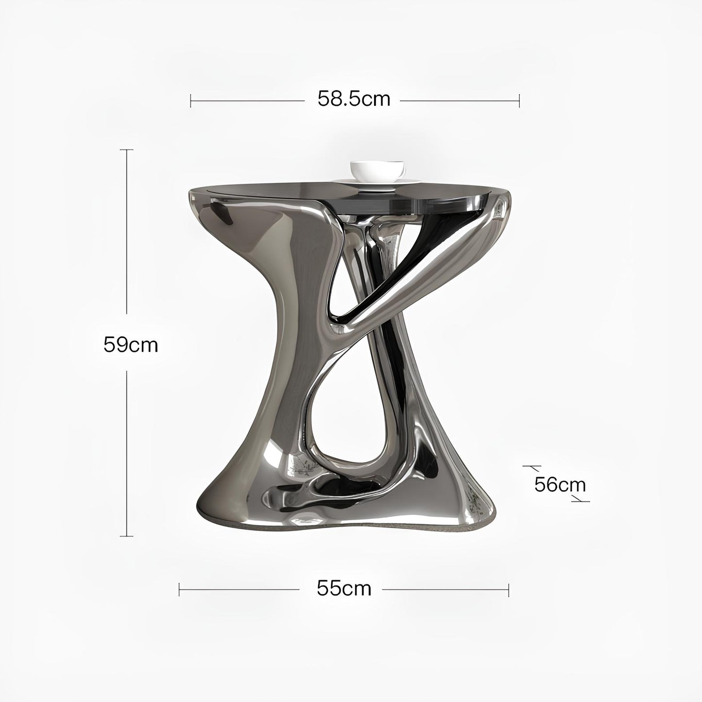 Marble Electroplated Coffee Table - Homevalley.co.uk