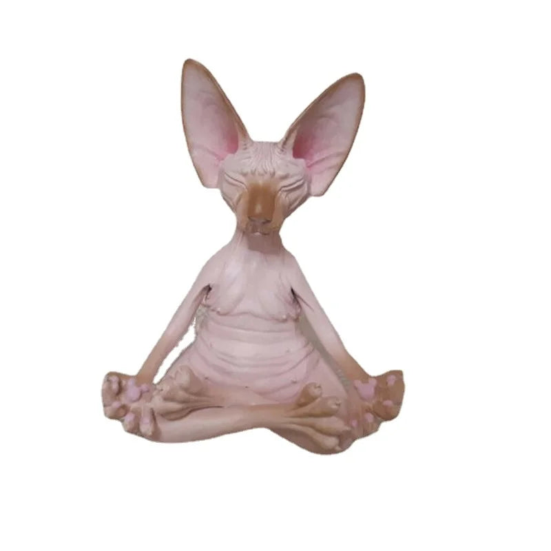 Meditating Sphinx Cat Figurine Ornament - Homevalley.co.uk