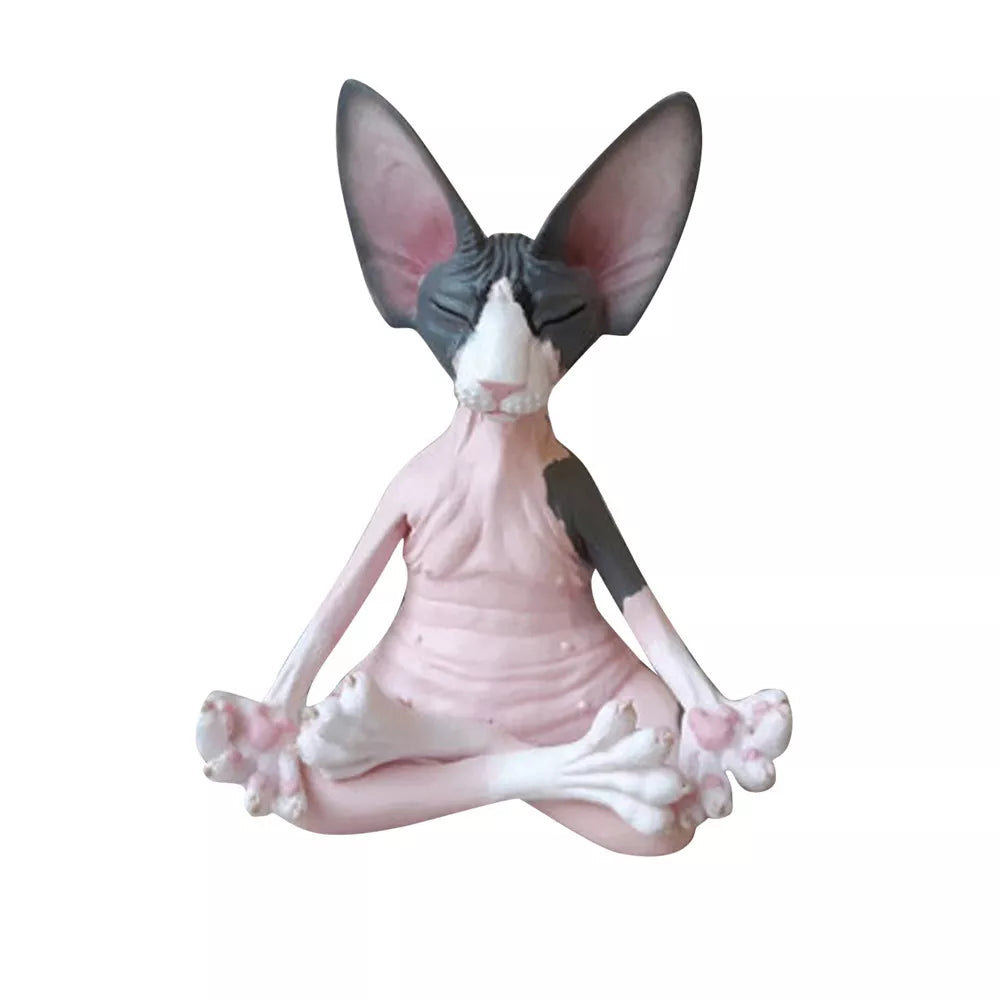 Meditating Sphinx Cat Figurine Ornament - Homevalley.co.uk