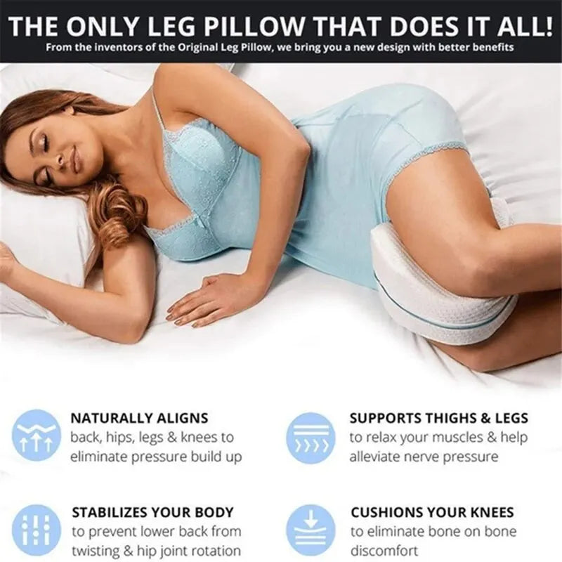 Memory Foam Orthopedic Leg Pillow - Homevalley.co.uk