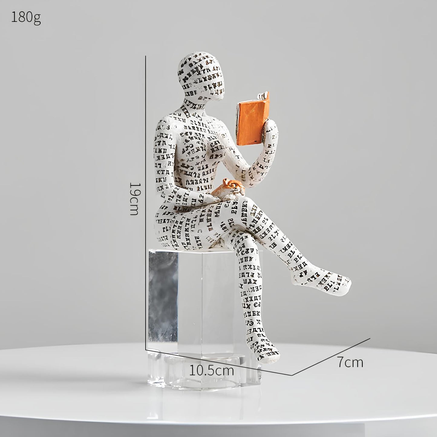 Modern Reading Egyptian Mummy Ornament Figurine - Homevalley.co.uk