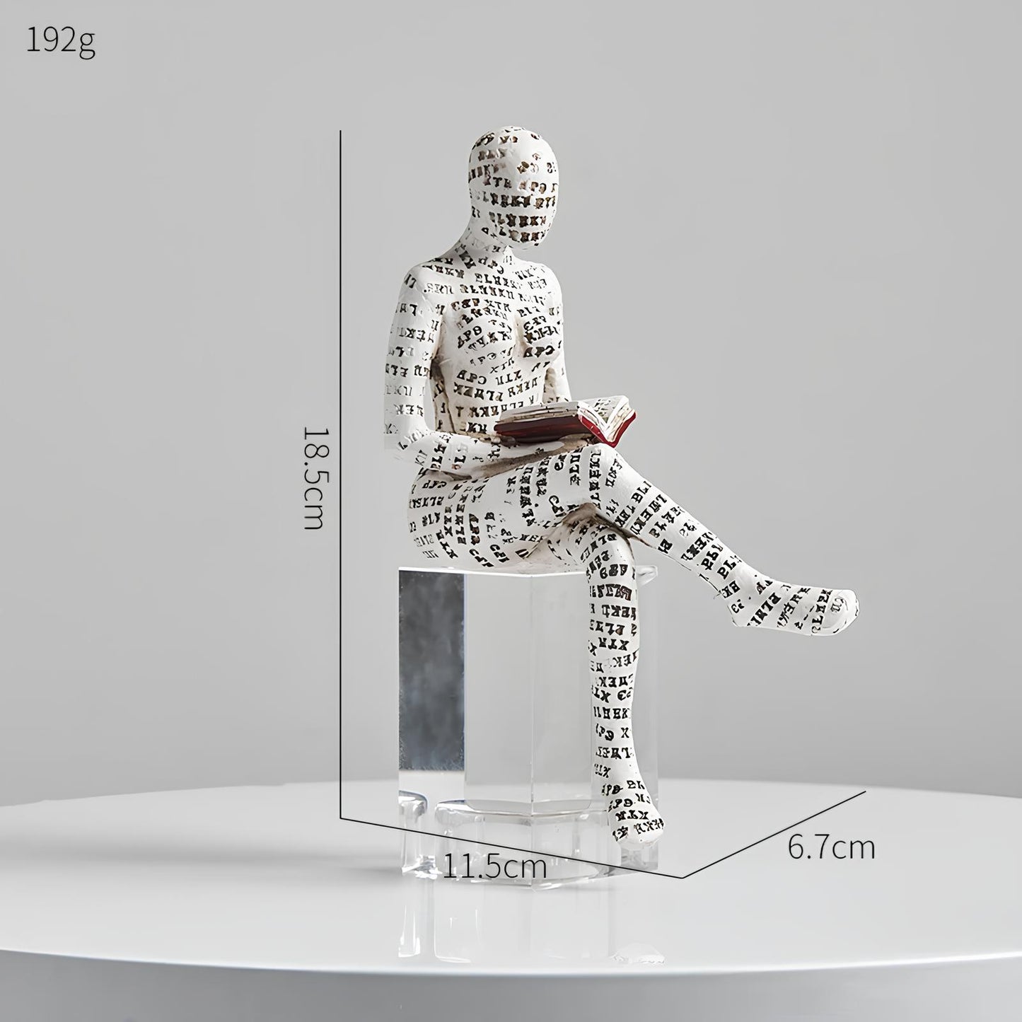 Modern Reading Egyptian Mummy Ornament Figurine - Homevalley.co.uk