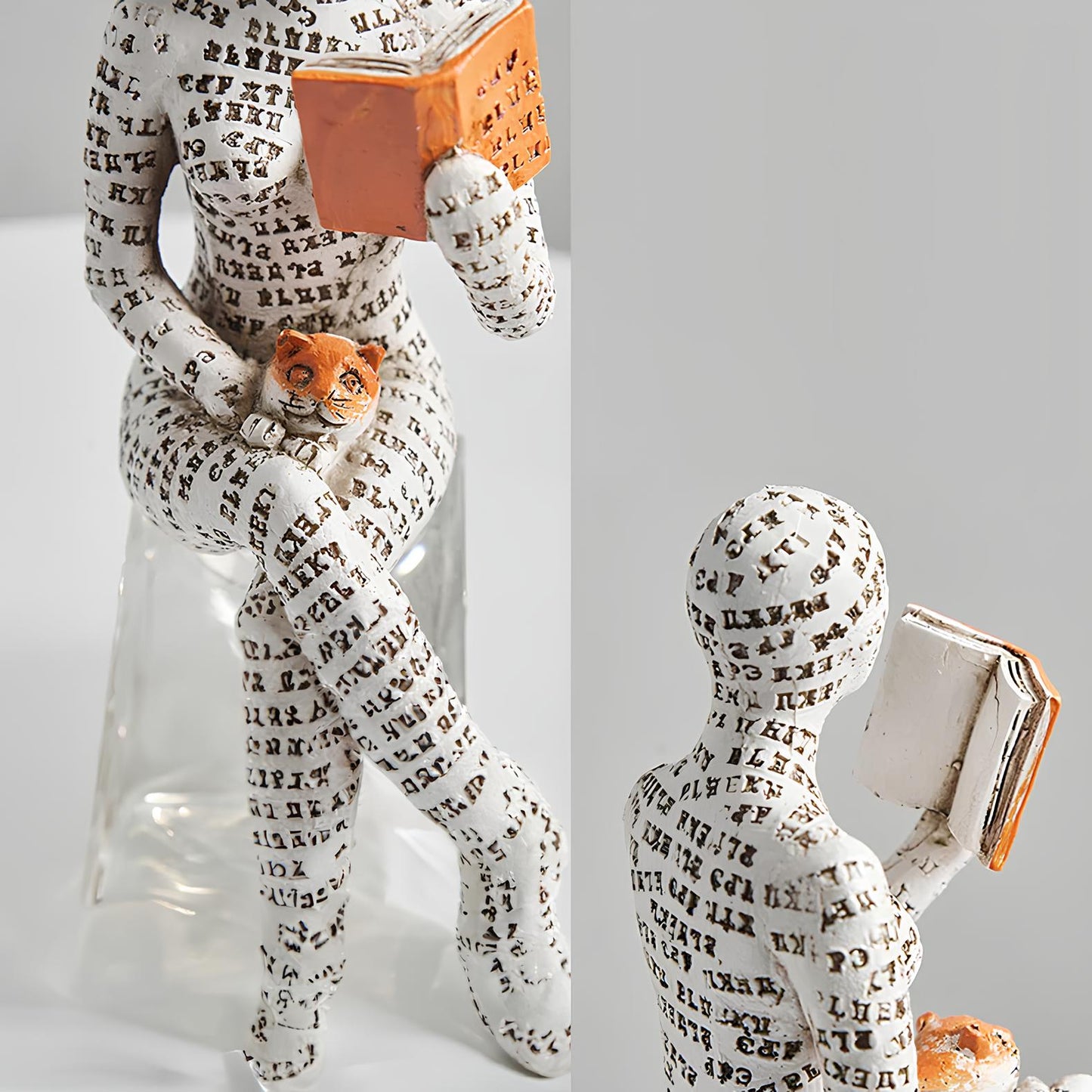 Modern Reading Egyptian Mummy Ornament Figurine - Homevalley.co.uk