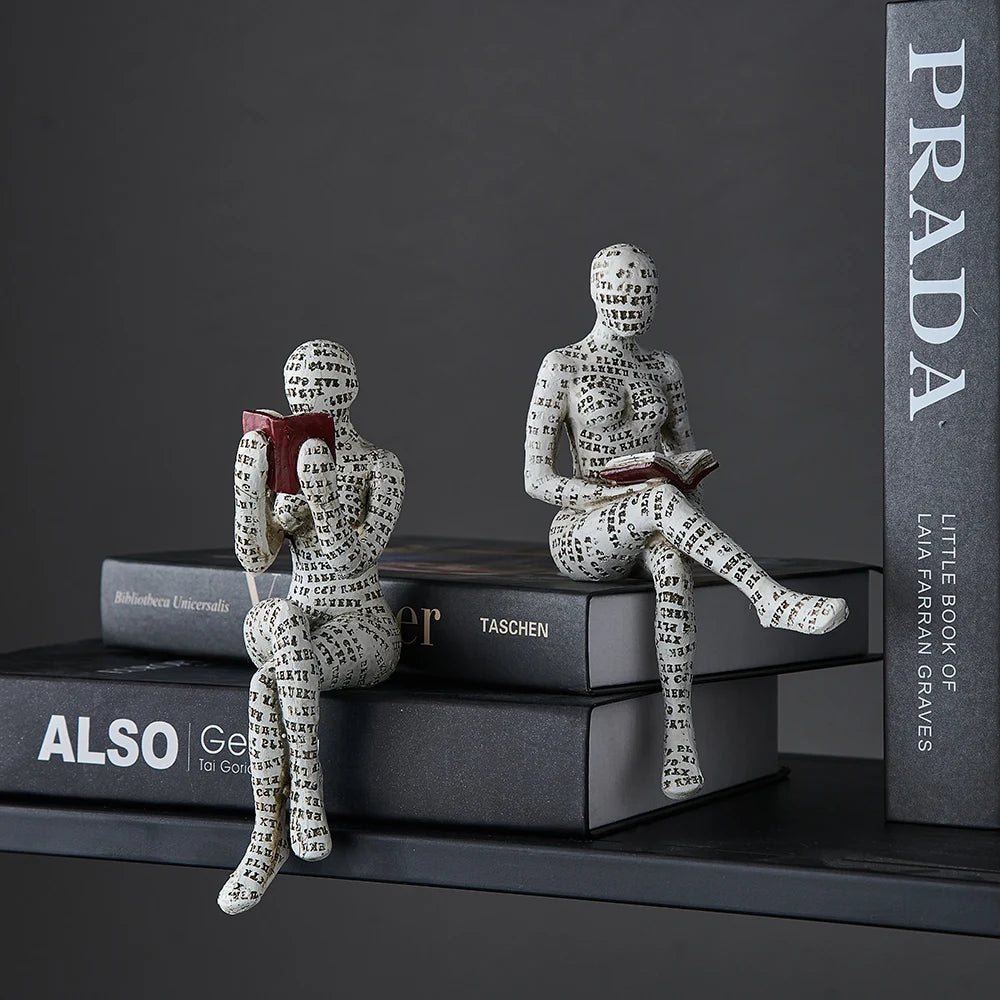 Modern Reading Egyptian Mummy Ornament Figurine - Homevalley.co.uk
