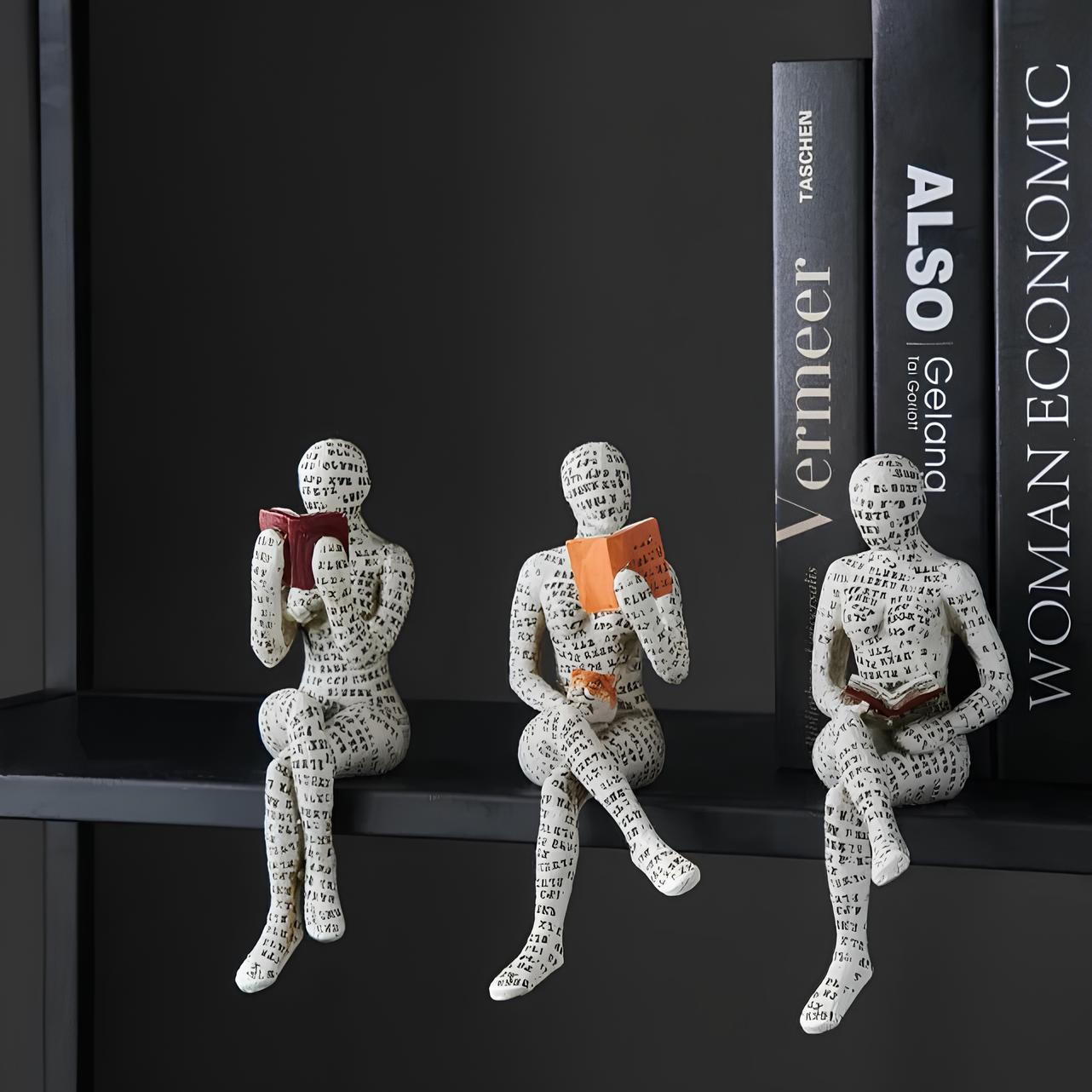 Modern Reading Egyptian Mummy Ornament Figurine - Homevalley.co.uk