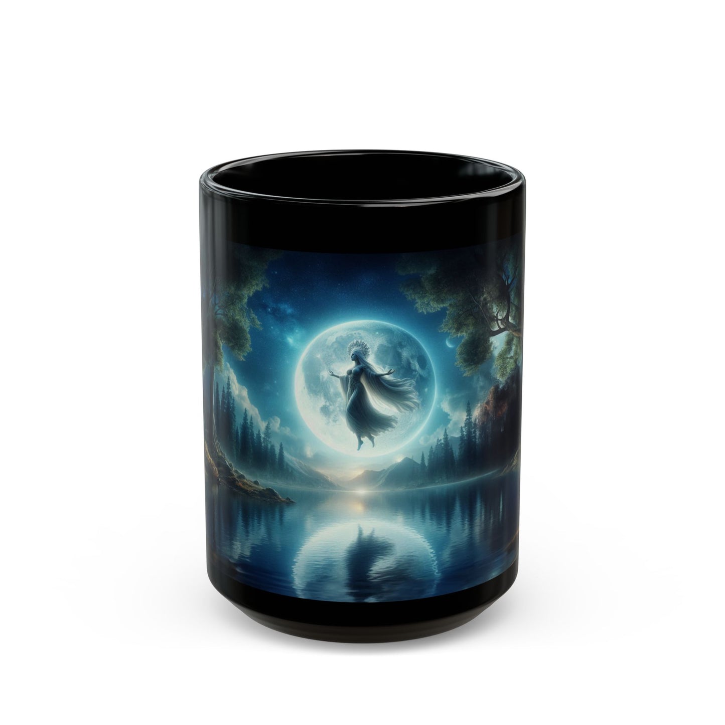 Moon Gooddess Coffee Mug, Witchcraft Magic and Occult Coffee Cup, Gift for Her (11oz, 15oz) - Homevalley.co.uk